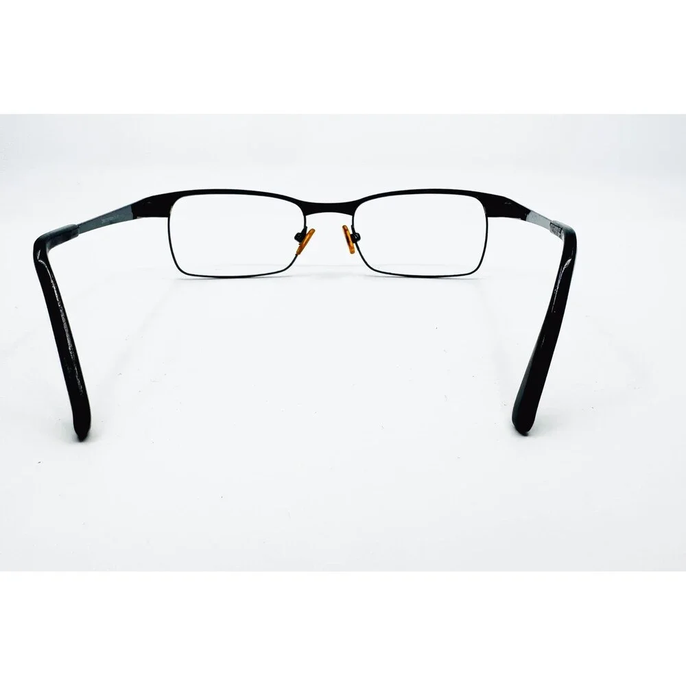 Unbranded Eyeglass Frames Unisex Matte Brown Gunmetal Rectangular 52-19-140